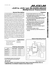 DataSheet MAX3161 pdf